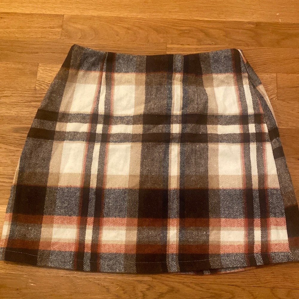 Shein Plaid Skirt.